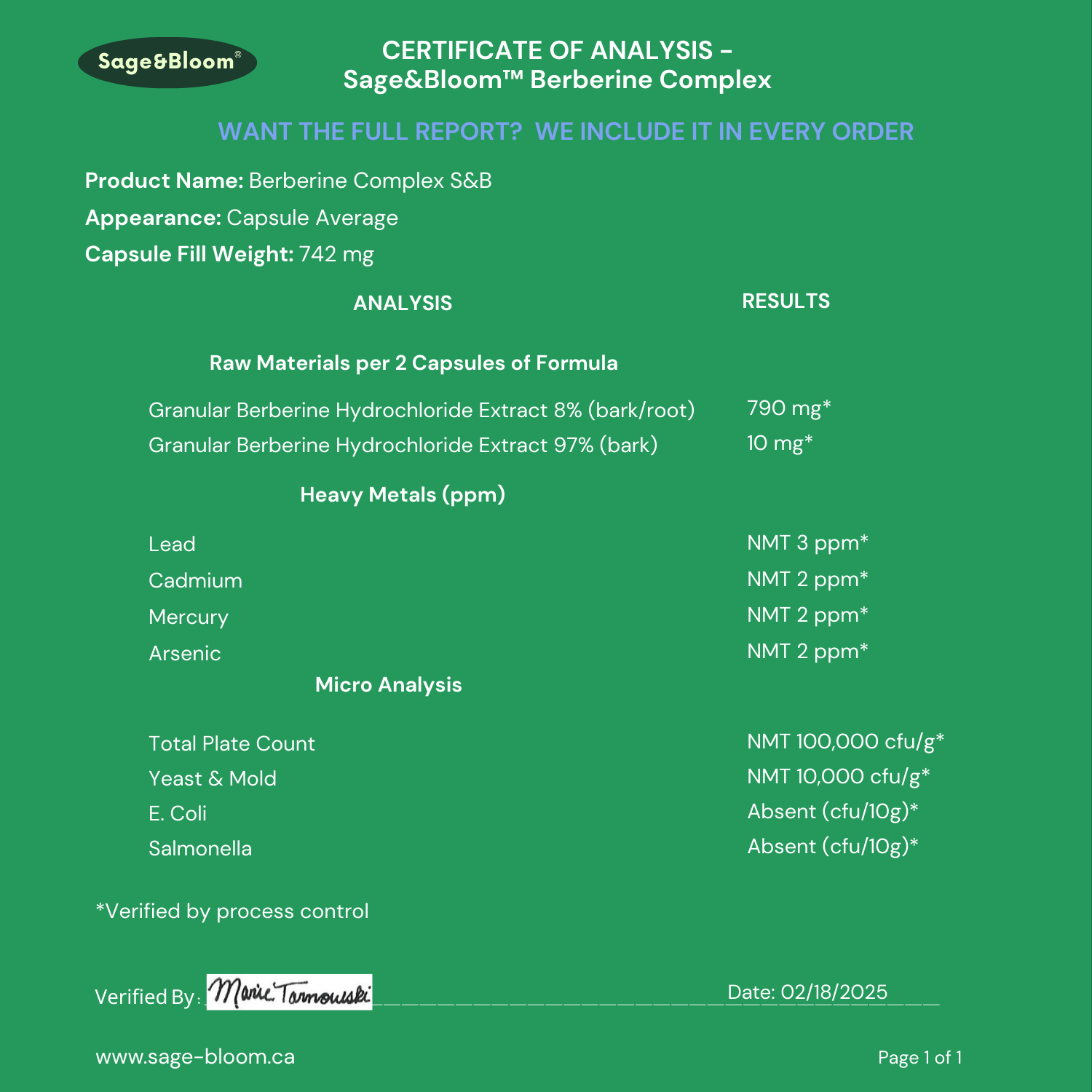Berberine SyncCycle®: Daily Rhythm Supplement